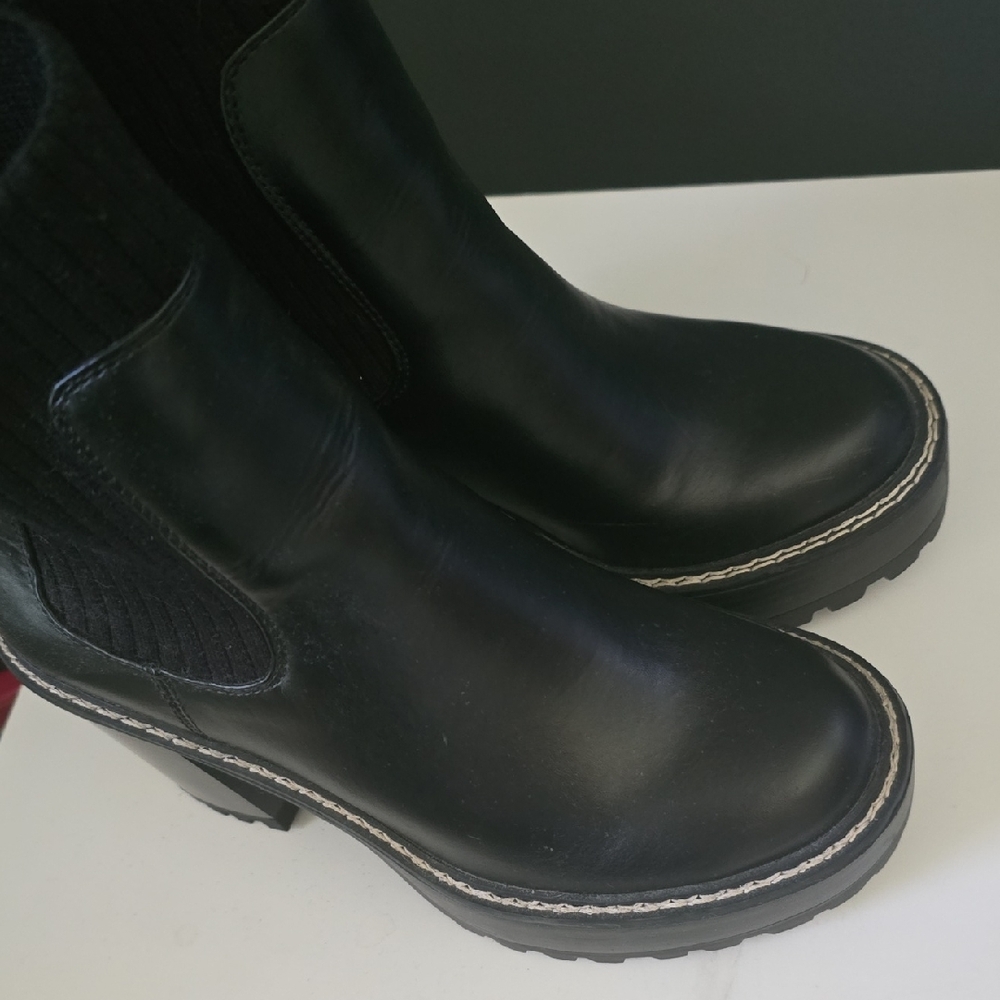 Black Heeled BOOTS - Picture 6 of 13
